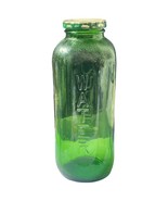 Vintage Owens Illinois Green Glass 40 oz. Water Juice Refrigerator Bottle - £9.50 GBP