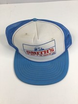 Smiths Dairy Distressed Trucker Hat Hipster Snapback Ships ASAP - £11.61 GBP