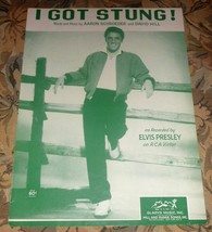 Elvis Presley Sheet Music - I Got Stung (1958) - £15.73 GBP