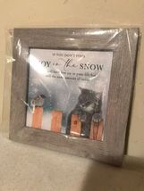 Winter CAT framed Print - Joy in the Snow image 4