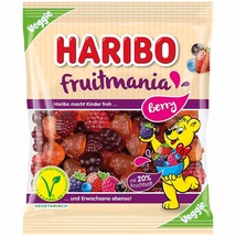 Haribo FRUITMANIA BERRY gummy bears with 20% juice VEGETARIAN-160g FREE ... - $8.37
