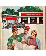 Map Esso Gas Oil New England Highways Road USA 1966 Double Sided 24x34&quot; E46 - €34,49 EUR