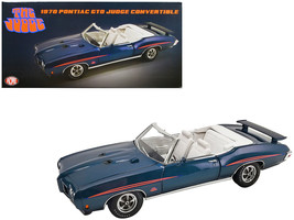 1970 Pontiac GTO Judge Convertible Atoll Blue Metallic w Graphics White Interior - £122.73 GBP