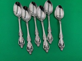 Set of 7 Oneida Community Stainless Steel BRAHMS Teaspoons - £84.17 GBP