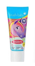 Brush-baby strawberry toothpaste unicorn for children, 50 ml - £8.59 GBP