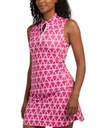 NWT Ladies GOTTEX Hot Pink Tie Sleeveless Mock Golf Tennis Shirt S M L XL - $717.52 MXN