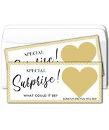2 Set Surprise Scratch Cards 3x8&quot; Travel Gift Pink B08 Birthday Wedding - $5.31 CAD