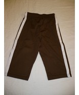 Garanimals Boy&#39;s Jersey Pants Brown W White Stripes Size 18 Months  NEW - $158.13 MXN