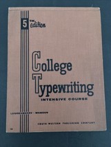 College Typewriting Intensive Course - $10.80