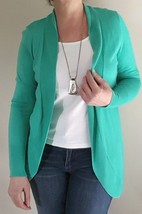 MERONA Summer Cardigan Caribbean Green with rounded hem Size L (will fit Med) - £6.16 GBP