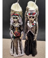 Rose Skeleton Wedding Candle Set 6&#39; Tall - $475.98 MXN