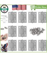 Set of 10 Stainless Steel 1.5-Inch Folding Butt Hinges for DIY Craft Pro... - $33.20 CAD