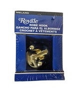 Polished Brass Robe Hook Double Melard Royale 60855 Vintage Bathroom Hooks - $482.08 MXN