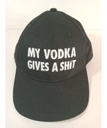 My Vodka Gives A S*it Absolut Vodka Hat Black Recycle Novelty Strapback ... - $9.99