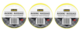 Scotch Expressions Masking Tape, 0.94 Inch x 20 Yards, Yellow 3 Pack - £14.26 GBP