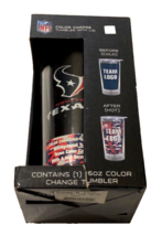 Houston Texans NFL Color New Change Tumbler Lid 16 oz. AFC Team Logo Blu... - $12.53