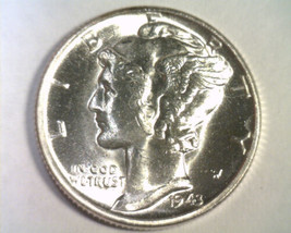 1943-S MERCURY DIME CHOICE UNCIRCULATED / GEM CH UNC. / GEM NICE ORIGINA... - £21.14 GBP