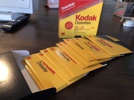 1988 Kodak Diskettes 2S 2D With Hub Ring MD2 48 TPI 5 1/4 Inch Qty 11 - $13.86