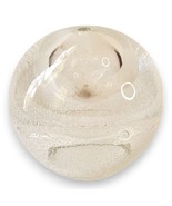 Crystal Art Glass Orb Oil Lamp, Hand-Blown Poland, Heavy Art Glass, MCM ... - $474.98 MXN