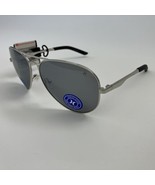 Hurley Men Polarized Sunglasses Aviator Black Lens Size 60 Traveler - $34.87