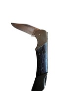 Valor Pony  Lockback Knife Japan Wood Handles SS Blade 3&quot; Closed - $6.48
