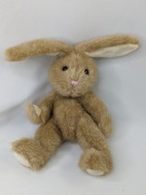 Jerry Elsner Rabbit Plush Bunny Brown 9 Inch Stuffed Animal Toy - £6.01 GBP