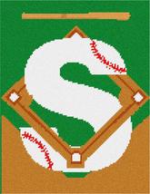 Pepita Needlepoint kit: Letter S Baseball, 9&quot; x 11&quot; - £44.90 GBP+