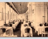 Dining Room Hotel De La Plage Ostende Belgium 1927 DB Postcard M2 - £3.53 GBP