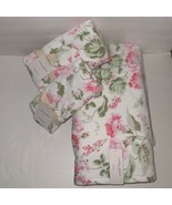 NWT Laura Ashley 6 Piece Velour Cotton Bath Towel Set Morning Gloria Pink Floral - $162.99 CAD