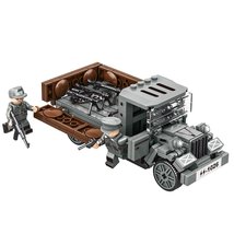 Germany Blitz Trucks Minifigures WW2 Military Trucks Sets - $30.99