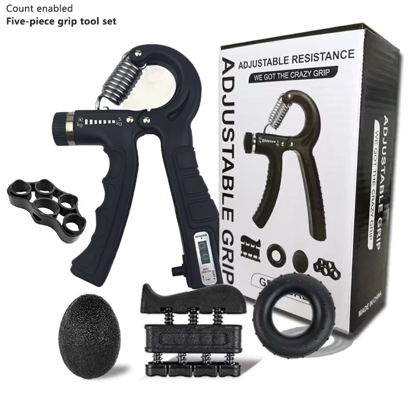 R-Type Gripper Five-In-One Combination Exercise Finger Strength Enhanced Grip Po - £83.88 GBP