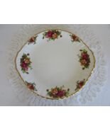 Royal Albert Old Country Roses Bone China Handled Cake Plate 10.5&quot;  Engl... - €21,20 EUR