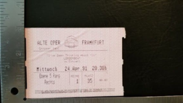 Londonbeat - Vintage Original German April 24, 1991 Concert Ticket Stub - £14.09 GBP