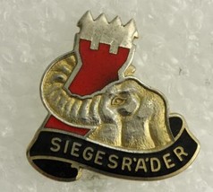 Vintage Military DUI Pin 53rd Transport Battalion SIEGESRADER E-25 Made ... - £7.28 GBP