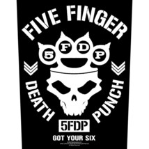 Five Finger Death Punch Got Your Six 2023 Giant Back Patch 36 X 29 Cms Official - £9.31 GBP