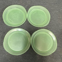 Lot Of 4 - Rare Vintage Tupperware Coasters  #4082 Lime Green - £5.41 GBP