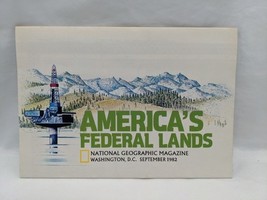 Americas Federal Lands National Geographic Magazine September 1982 Map I... - $8.90