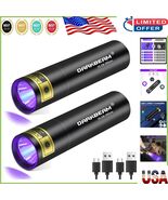 Portable Mini UV Flashlight - 395nm Blacklight for Stains &amp; Scorpion Det... - $33.20 CAD