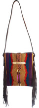 Women&#39;s Western Handwoven Wool Rodeo Cowgirl Purse Shoulder Handbag 27FK70 - £75.67 GBP