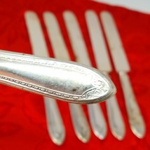 6X BK Oneida Community SHERATON Silverplate 1910 Flatware Butter Knives  - $278.62 MXN