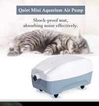 Adjustable Silent Air Pump for Aquarium Fish Tank, Electric Oxygen Only ... - $5.82
