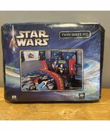 Vintage Star Wars Lightsabers TWIN SIZE SHEET SET NEW OLD STOCK USA MADE... - $69.45 CAD