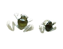 Danecraft Silver - Plated Pair of Two (2) Frogs Pin Brooch - £7.99 GBP