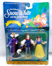 Snow White and the Seven Dwarfs Snow White, Queen &amp; Prince Figure Set No... - £10.93 GBP