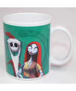 Nightmare Before Christmas Coffee Mug Santa Hat Jack And Sally Tea Cup C... - $10.94