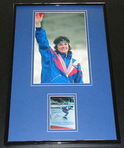 Bonnie Blair Signed Framed 11x17 Photo Display - £54.50 GBP