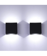 Cube LED Wall Lights Modern Sconce Lighting Fixture Lamp Indoor Black Se... - $419.26 MXN