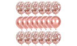 20 x Glad Valross Metallic Confetti Balloons Perfect For Wedding Birthday Party - £4.95 GBP