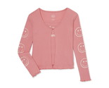 Wonder Nation Girls Ribbed Cardigan and Cami Top Set, 2-Piece, Size M (7-8) - £12.45 GBP