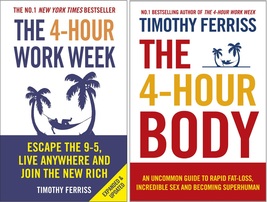 Timothy Ferriss 2 Books Set: The 4-Hour Work Week and The 4 Hour Body - $22.00